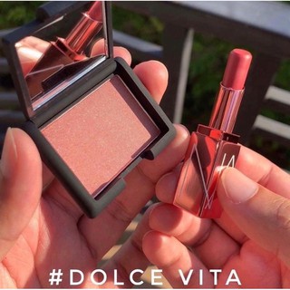 Set Nars phấn má và son dưỡng mini màu Dolce vita
