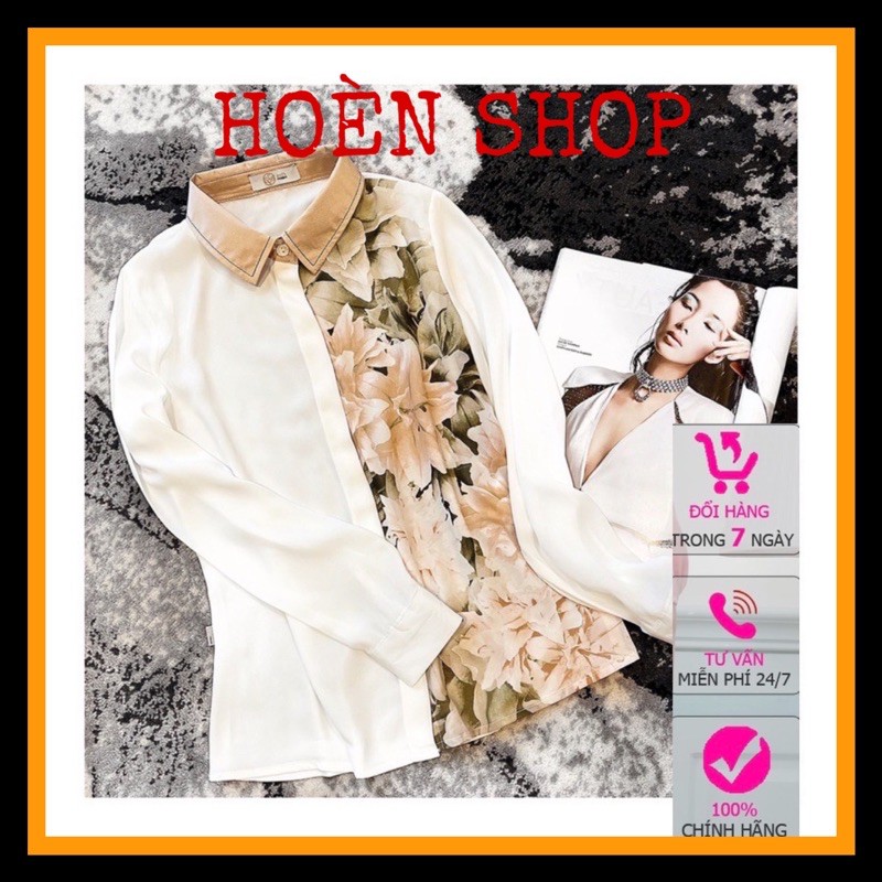 SƠ MI TRẮNG PHỐI HOA-ÁO CÔNG SỞ ĐI LÀM-KẾT HỢP QUẦN ÂU VÀ CHÂN VÁY ĐỀU ĐẸP-HOÈN SHOP