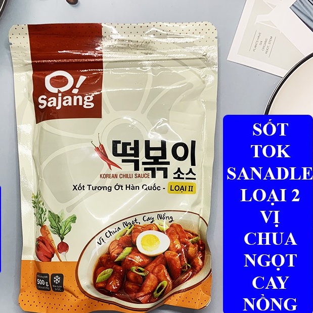 Gói 500g sốt loại 2 dùng nấu bánh gạo, mì cay, lẩu ( vị chua ngọt cay nồng)