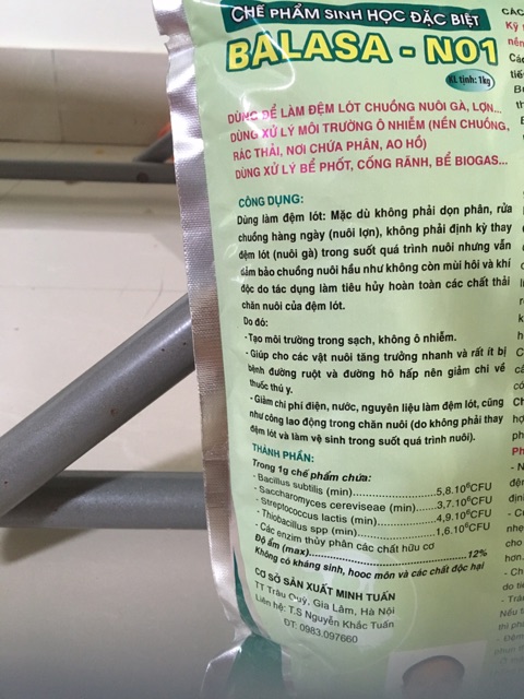 Combo 10 kg Banasa- chế phẩm rắc chuồng nuôi , xử lí môi trường .