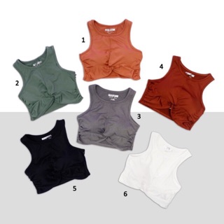 Croptop F21 xoắn bụng