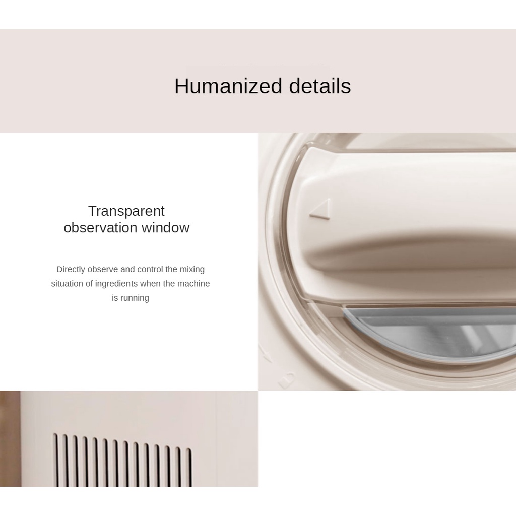 Xiaomi Qcooker Máy Làm Kem Gia đình 1L Máy Nén Làm Lạnh Nhanh Tấm Lót Có Thể Tháo Rời Dễ Dàng Rửa Sạch