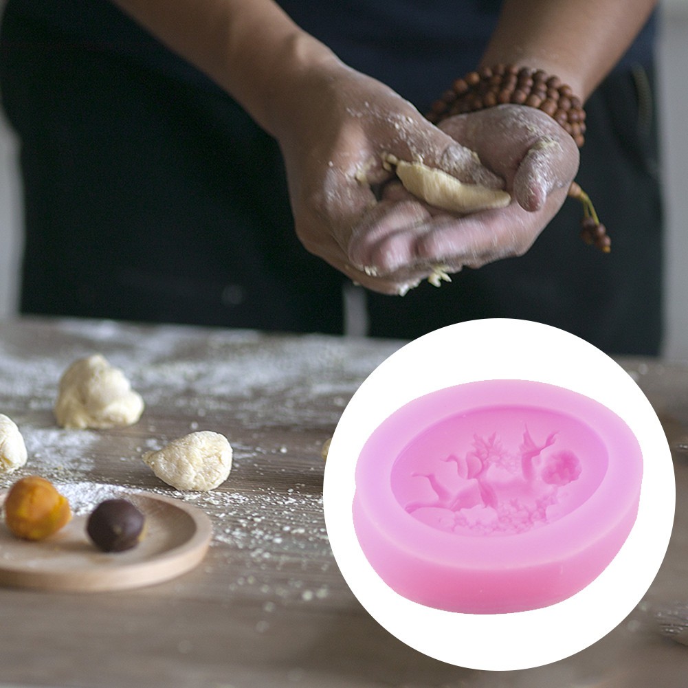 Baking Tool Angel Shape Embossed Food Grade Silicone Cake Mould