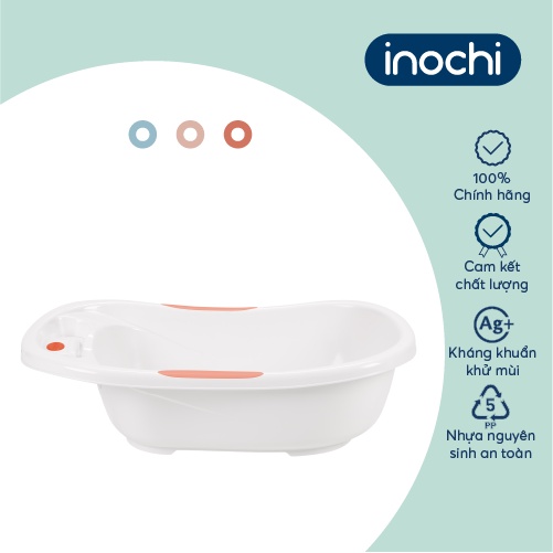 Thau tắm trẻ em Inochi - Notoro màu Cam/Hồng/Xanh