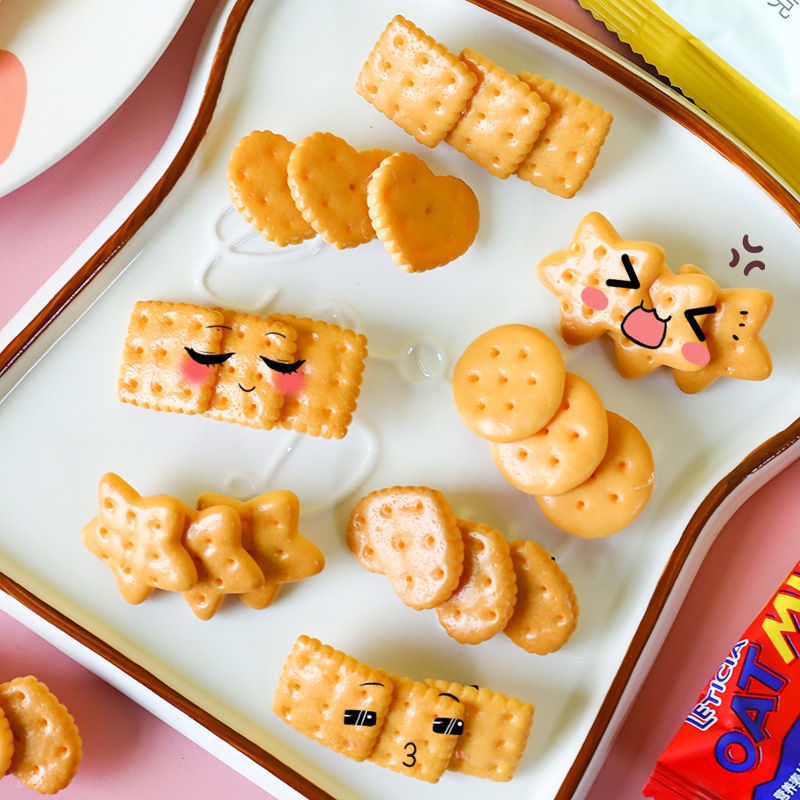 Kẹp Tóc Hình Bánh Quy Hoạt Hình Phong Cách Hàn Quốc Ngọt Ngào Dễ Thương
