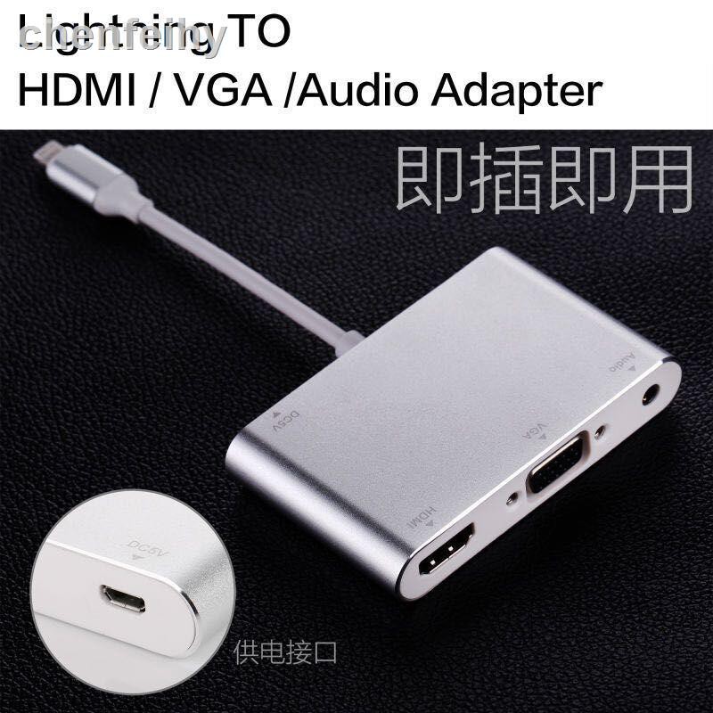 Apple Dây Cáp Chuyển Đổi Cổng Lightning Sang Hdmi / Vga Cho Iphone 7 / 8 / X