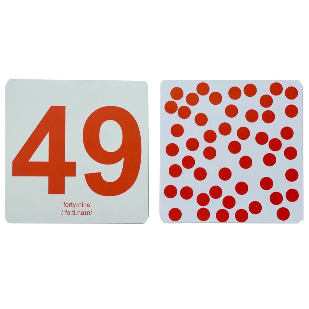Dot Card - Bộ Thẻ Flashcard Dạy Trẻ Học Toán Theo Phương Pháp Glenn Doman Từ 3 Tháng Đến 6 Tuổi - Học Số Đếm, Phép Toán