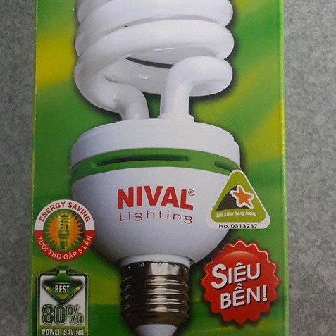 Bóng compact 40w Nival hoặc Rạng Đông