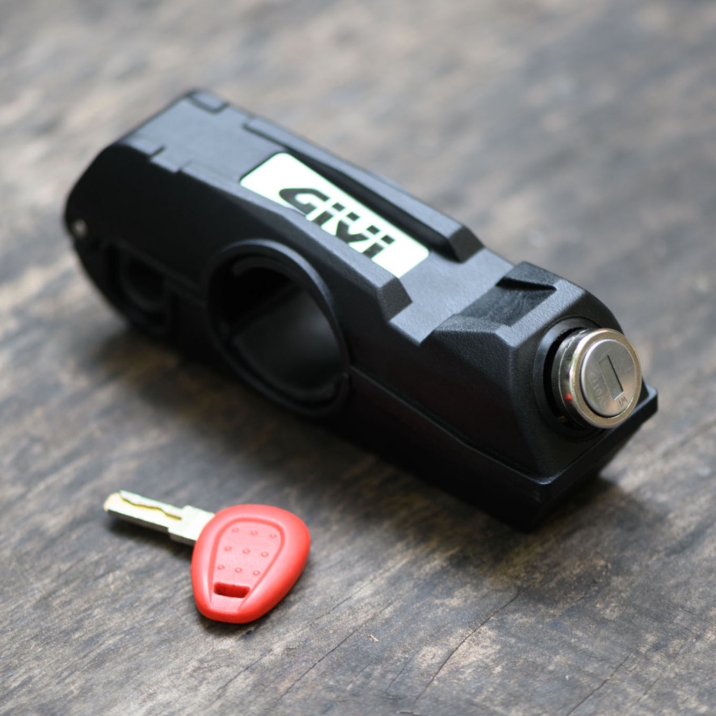 Ổ khoá chống trộm xe máy GIVI TL12, khoá tay thắng, tay phanh chống trộm hợp kim cao cấp chính hãng