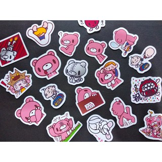 Bộ 40 sticker Gấu máu Gloomy bear đáng yêu - LLD088 (Ảnh thật shop tự chụp)