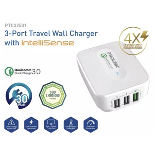 Củ sạc di động 3 cổng Prolink PTC32501