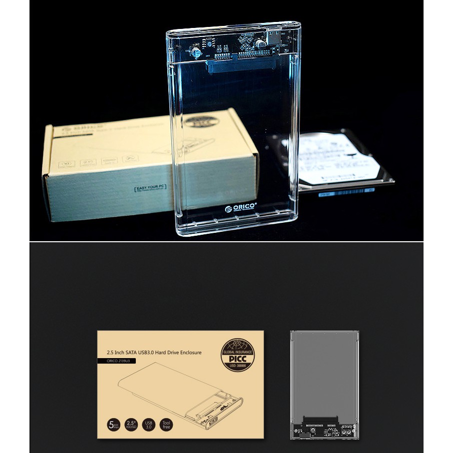 Hộp đựng ổ cứng 2.5inch HDD/SSD USB 3.0 cho Raspberry Pi 4 (Hỗ trợ HomeAssistant) | BigBuy360 - bigbuy360.vn