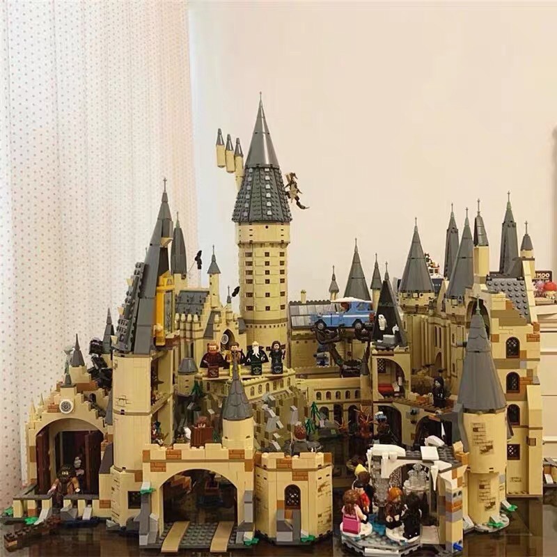 Đồ chơi lắp ráp mô hình Harry Potter lâu đài phù thuỷ Hogwarts bella 11025 lego 6044 mảnh Hogwart NBlue Shop Toys