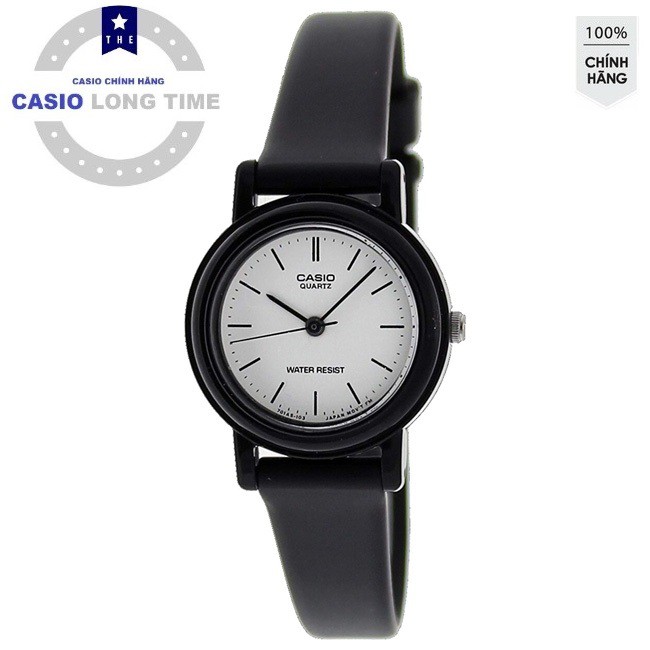 ĐỒNG HỒ NỮ CASIO LQ-139BMV-7ELDF Chính Hãng - Dây nhựa đen - Mặt kim trắng - bảo hành 12 tháng