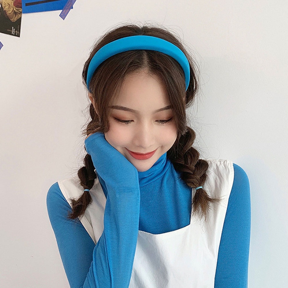 Băng Đô Cài Tóc Mềm Mại Nhiều Màu Sắc