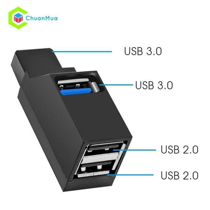 Hub Chia Cổng USB 3.0 Laptop / PC Tốc Độ Cao