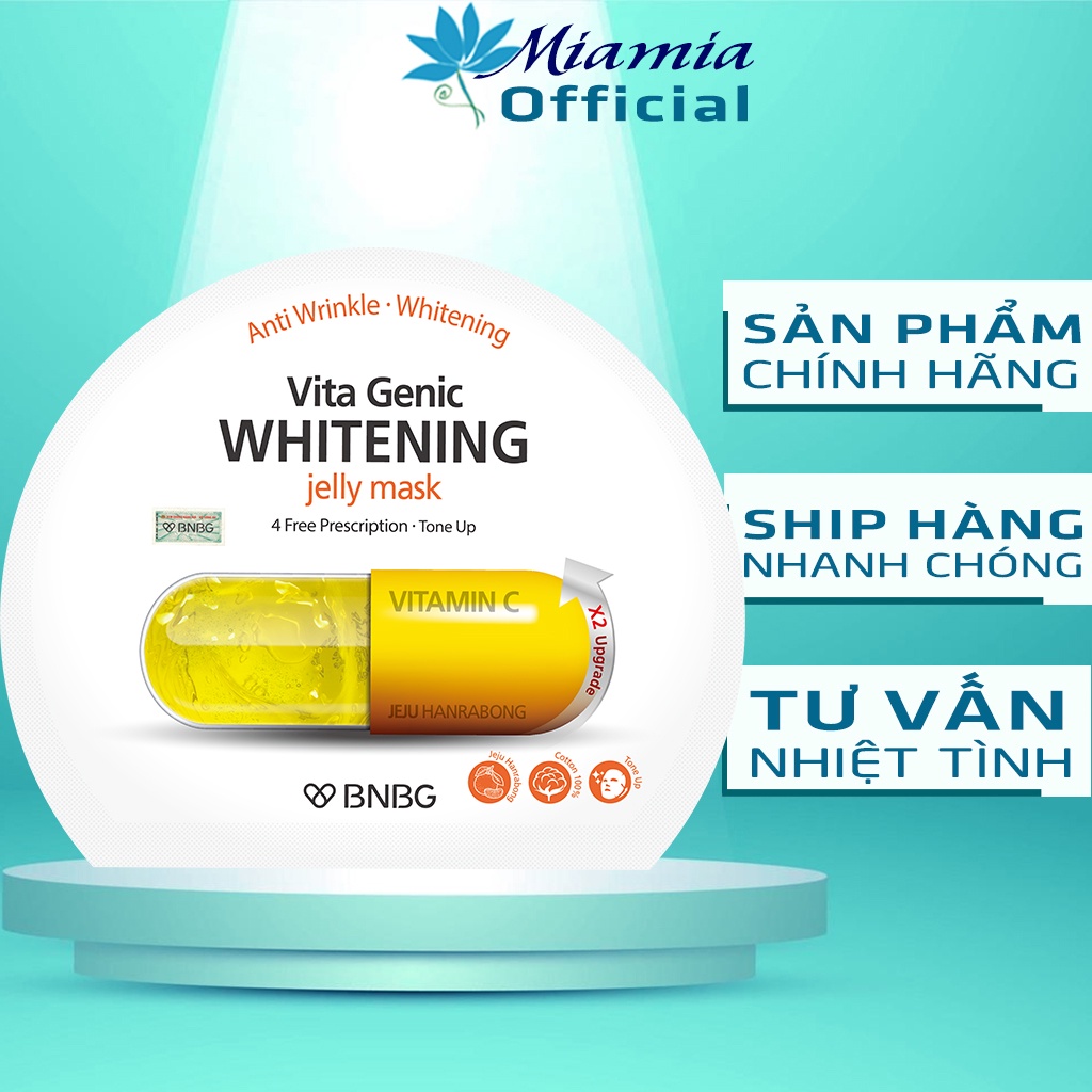Mặt Nạ Dưỡng Trắng Vita Genic Whitening Jelly Mask Dưỡng Trắng 30ml [NHẬP KHẨU CHÍNH HÃNG]