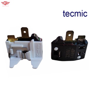 combo 10 cái tecmic tủ lạnh  Rơ le Tecmic Block Tủ Lạnh Relay Tecmit bảo vệ máy nén/ Termit /Termic