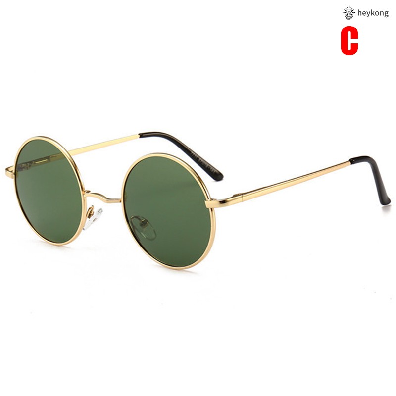 Vintage Retro Round Sunglasses Metal Circle Frame Casual Sunglasses for Men | BigBuy360 - bigbuy360.vn