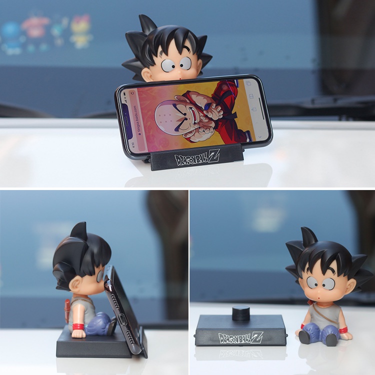 Mô hình Son Goku - Mô hình Chibi lắc đầu trang trí taplo ô tô, trang trí bàn học, giá đỡ điện thoại