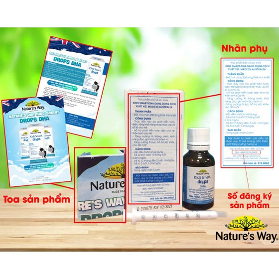 [Chính Hãng] [CHÍNH HÃNG NHẬP KHẨU] Nature's Way Kids Smart Multi Iron Liqiuid