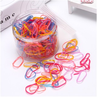 Hộp 500 dây chun buộc tóc nhiều màu T023