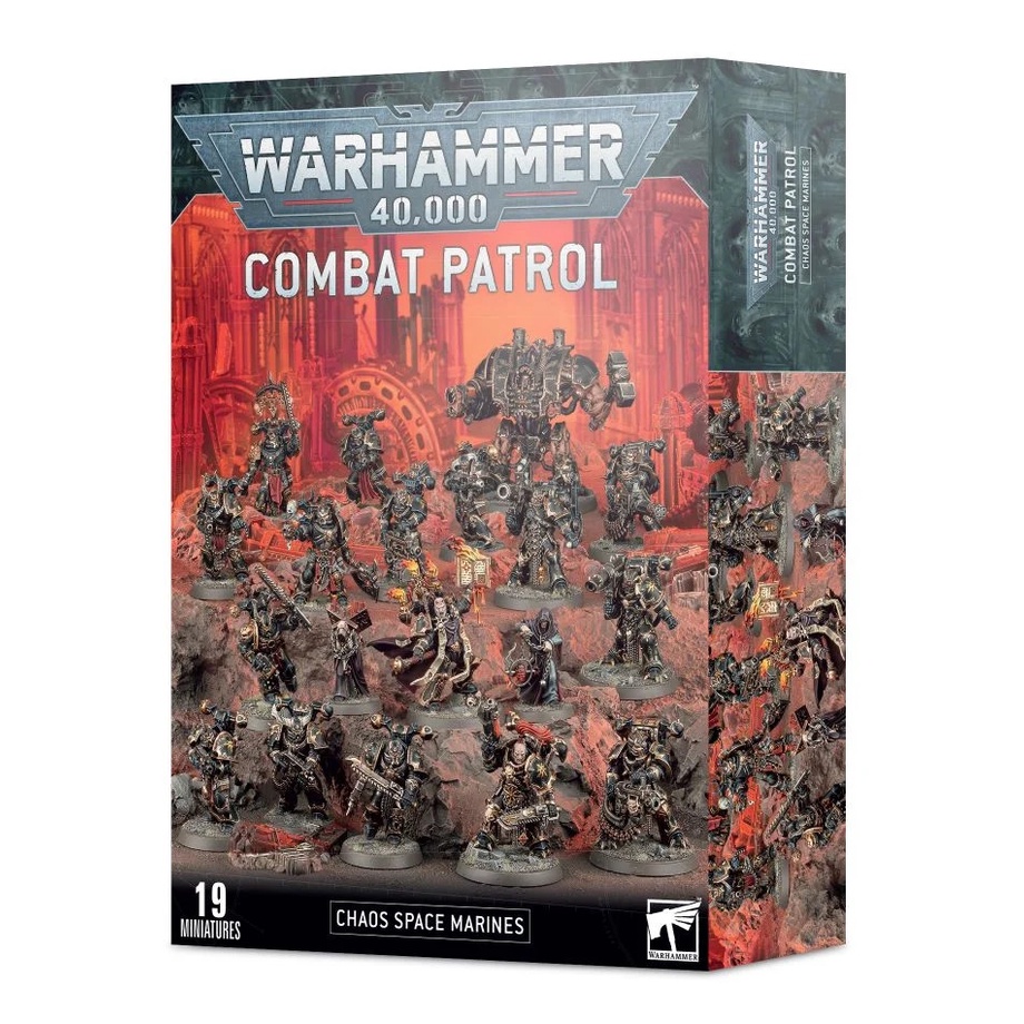 Mô hình nhân vật Warhammer 40k Combat Patrol: Chaos Space Marines