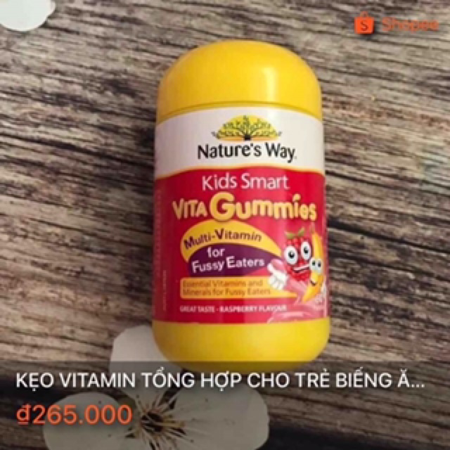 Kẹo Nature Way Multi Vitamin cho bé biếng ăn