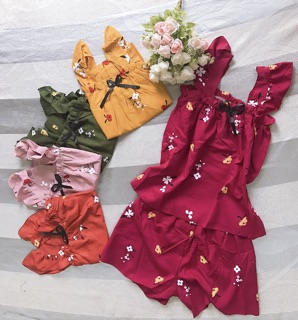 Bộ ngủ cánh tiên hoa nhí 🌸