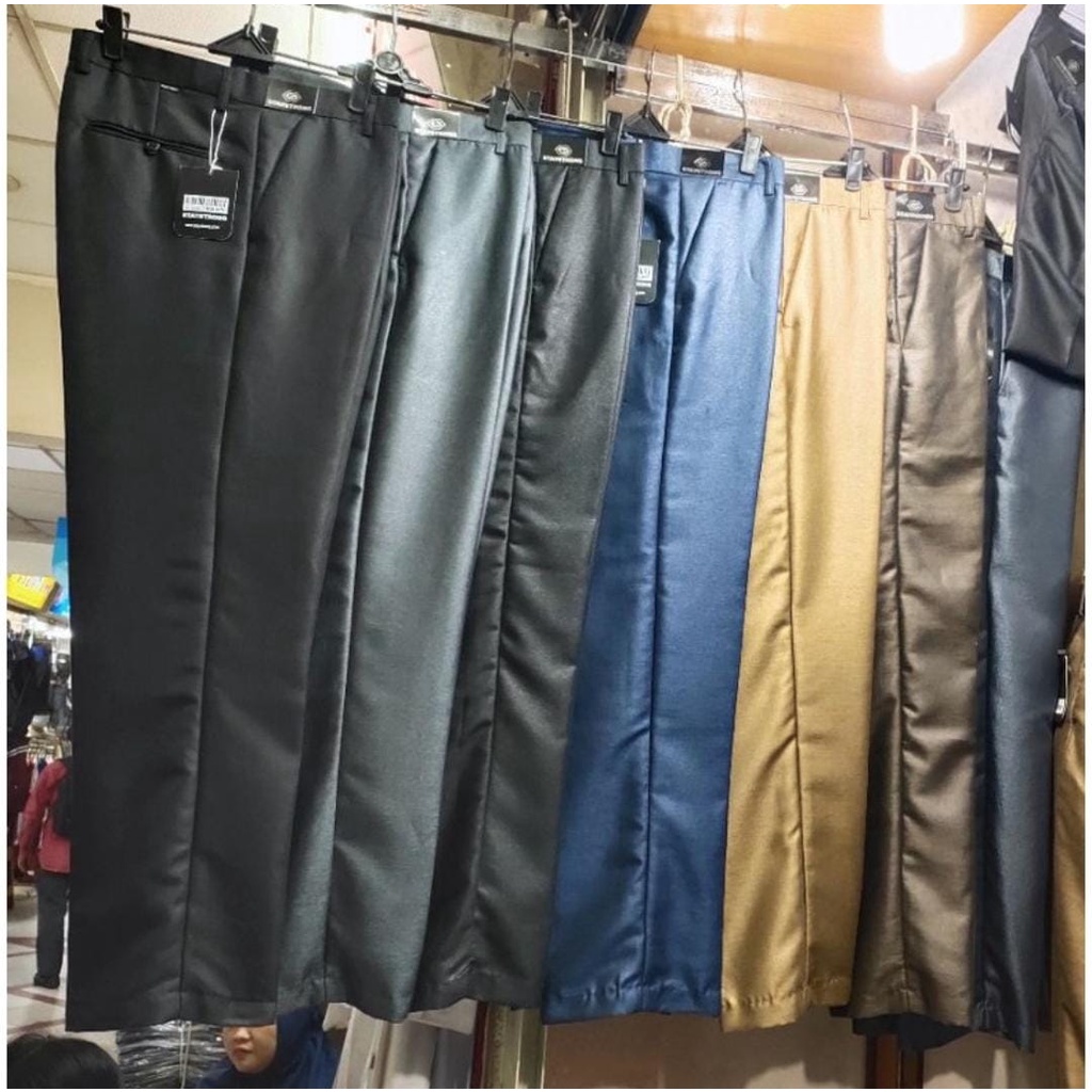 Quần Tây Vải Len Bóng Thanh Lịch Cho Nam