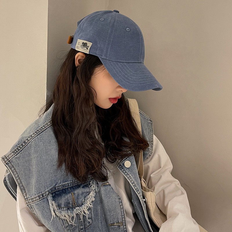 Mũ Lưỡi Trai Mềm Mại Phong Cách Retro Hàn Quốc Dễ Phối Đồ Thời Trang Thu Đông Cho Cặp Đôi 7zeF