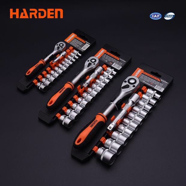 BỘ TUÝP CỜ LÊ TAY VẶN 3/8 ( 13 MÓN ) HIỆU HARDEN  #510015