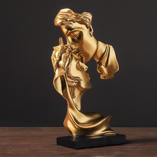 Tượng đôi tình nhân, trang trí decor phòng khách