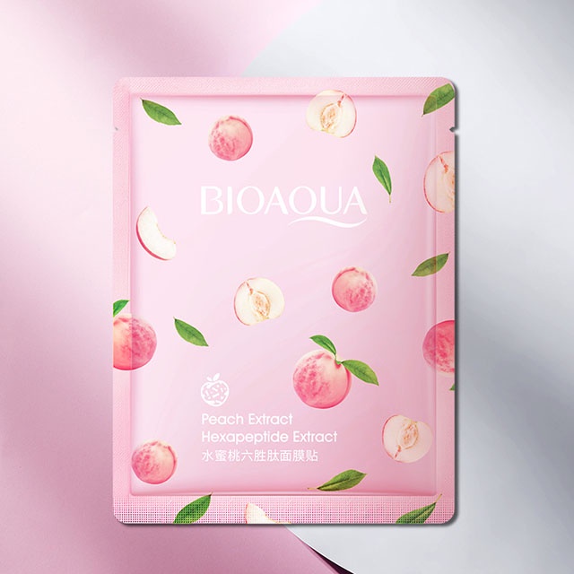 Mặt Nạ Bioaqua Dưỡng Ẩm Làm Trắng Da Eruynbeautskin Chiết Xuất Trái Đào Tươi