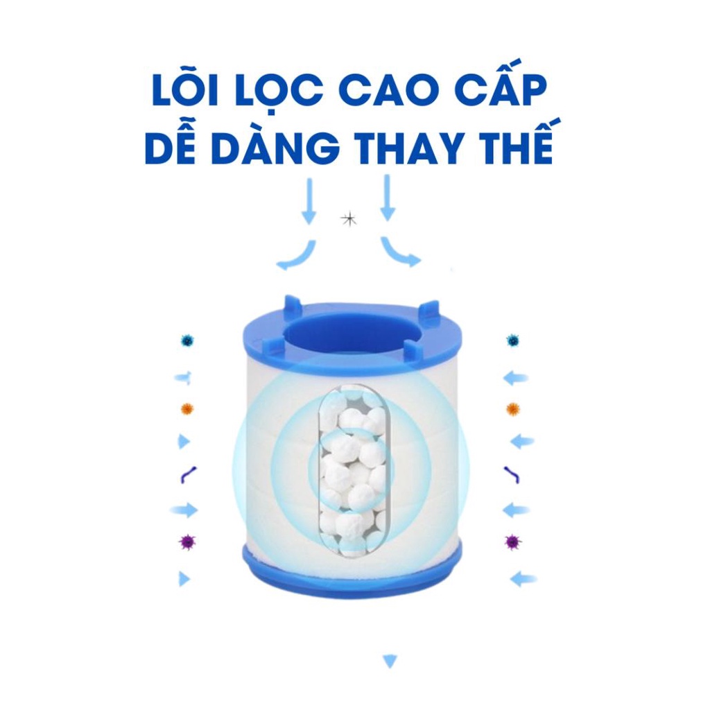 Đầu Vòi Rửa Bát Tăng áp Xoay 360 Độ Kèm Bộ Lọc Nước 3 Chế Độ Lắp Đặt Dễ Dàng - K50