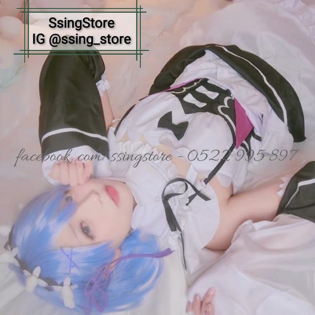 Set COSPLAY Maid nữ hầu gái REM & RAM ( hàng order ) | BigBuy360 - bigbuy360.vn