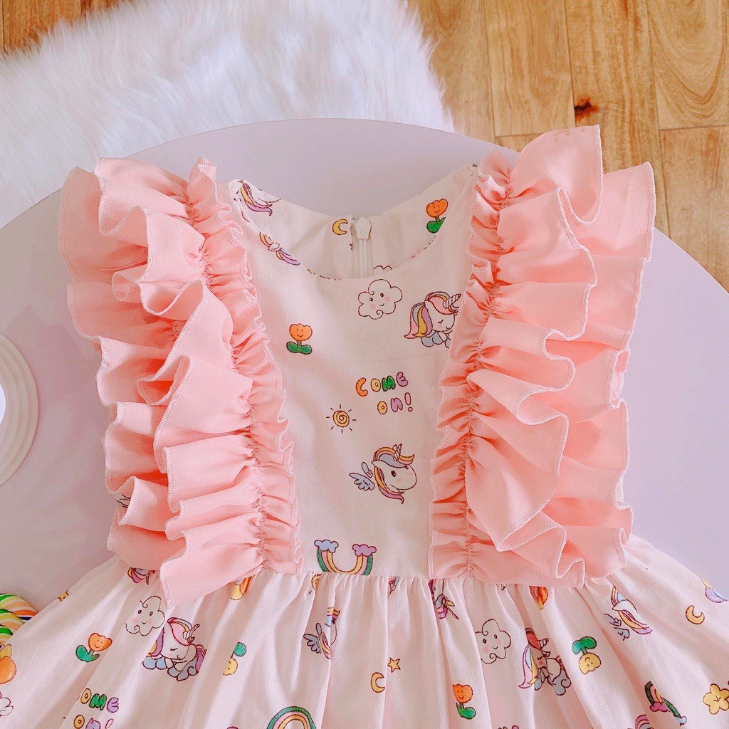 Váy Bé Gái 5-22kg💕𝑭𝑹𝑬𝑬𝑺𝑯𝑰𝑷 💕 NHƯ Ý HOUSE'Sc- Đầm Công Chúa, váy trẻ em, váy cho bé hàng thiết kế - Váy lolita ngựa poony