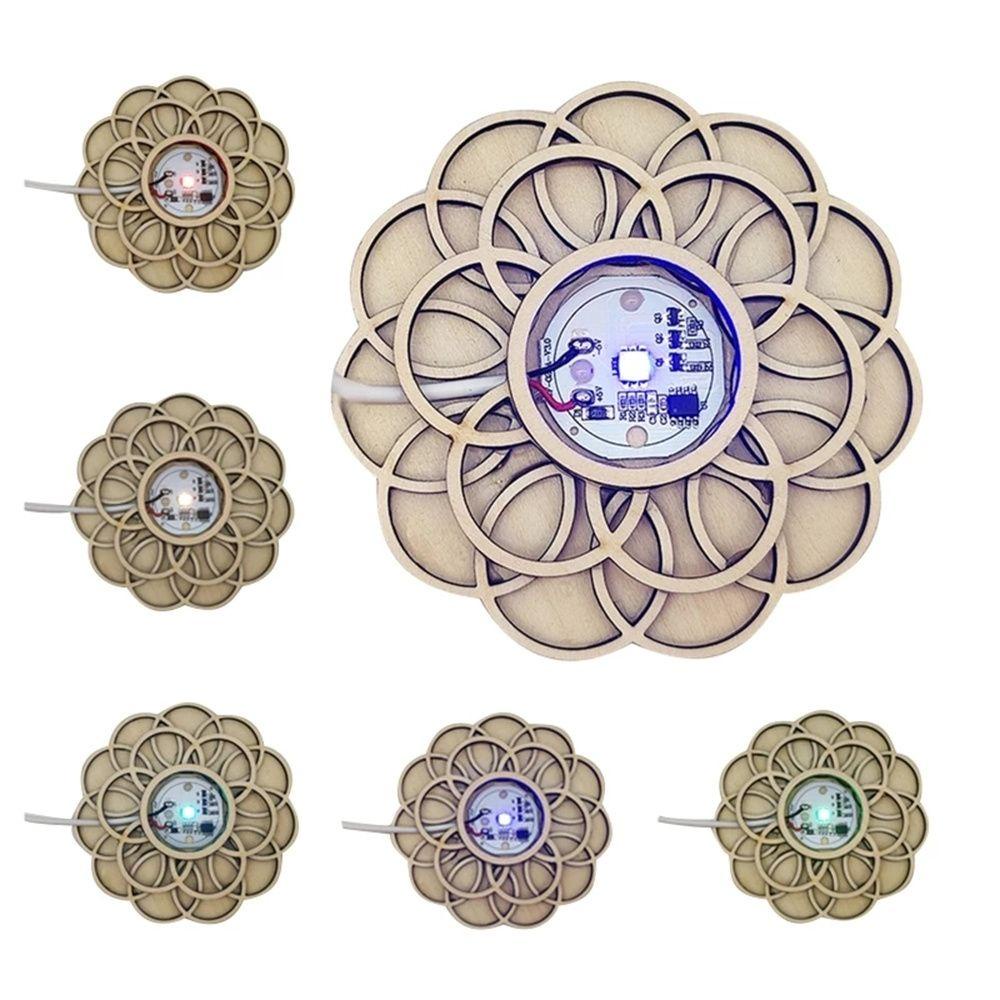 Giá Đỡ Trưng Bày Bóng Bằng Gỗ Có Cổng USB|Đế Bóng Tròn Chuyên Dụng Chất Lượng Cao