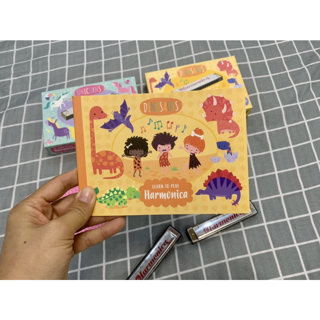 Kèn harmonica tremolo cho bé nhập UK chính hãng 32 phím kèm hướng dẫn