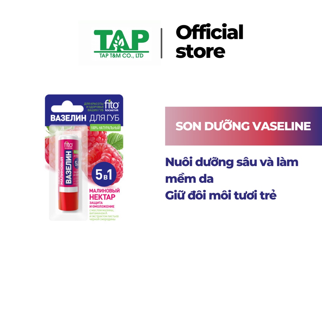 Son Dưỡng Môi Cao Cấp Vaseline 5 in 1 Của Nga FITO