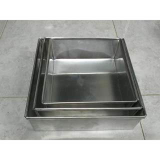 KHUÔN NHÔM VUÔNG ĐẾ LIỀN CAO 8CM HÀNG GIA CÔNG