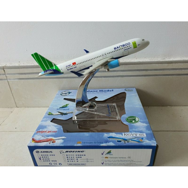 mô hình máy bay giá rẻ A320 dài 18cm