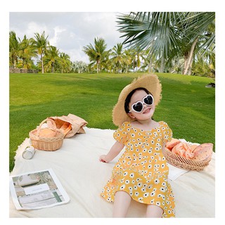 Váy hoa cúc nhỏ cho bé gái