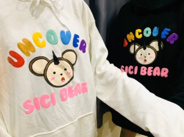Áo khoác hoodie Sici Uncover 3 màu Nam nữ nỉ cotton