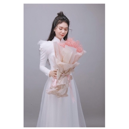 Tay áo lông vũ- tay áo thời trang, áo dài, váy cưới