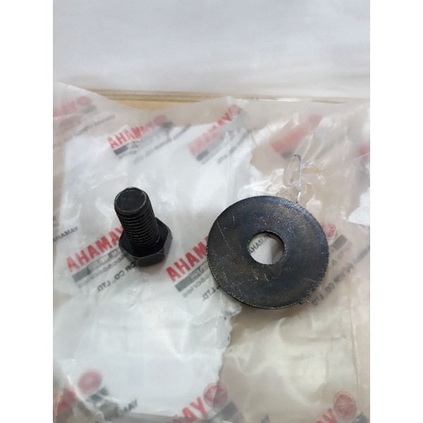 Bộ 3 ốc và 3 long đền bắt ghi đông xe số Yamaha