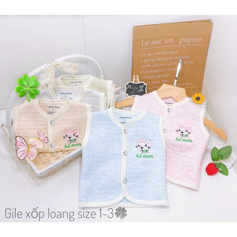 Gile nỉ xốp cho bé