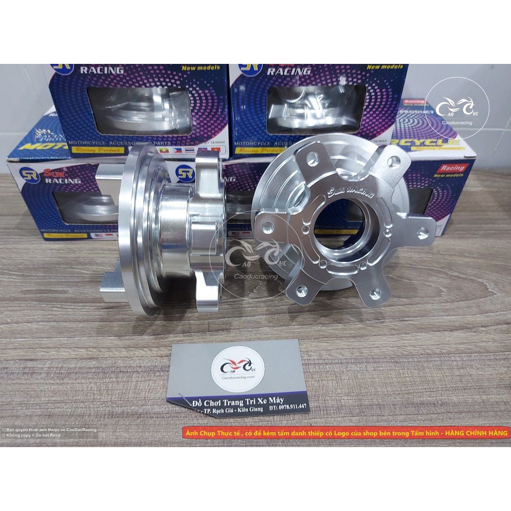 Cùi đĩa sau CNC ex150 ex155 cùi dĩa sunracing 6 lỗ như zin