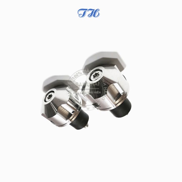 Gù tay lái xe máy mẫu inox đặc chắc chắn làm đẹp cho xe Exciter 150 Winner Wave,...