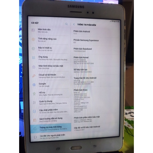 Máy Tính Bảng Samsung Tab A 8 inch Ram 3/16gb Chip Snap